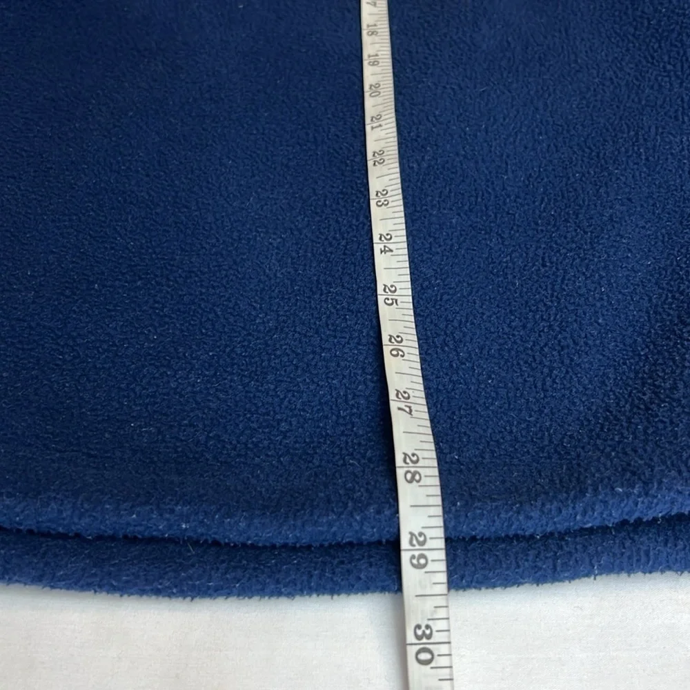 adidas Winterized 1/2 Zip Top Collegiate Navy/Chalk Coral Fleece Jacket SZ L